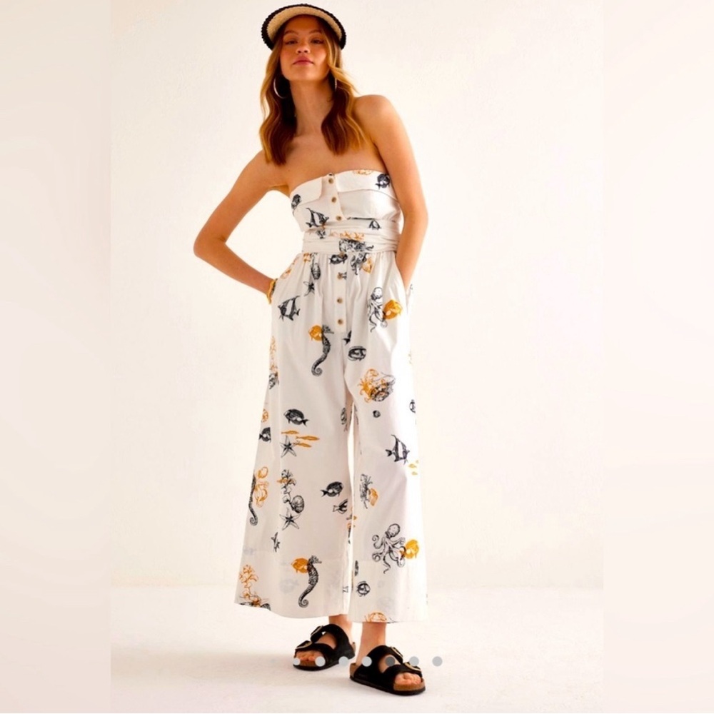 Maeve anthropology, wide leg jumpsuit